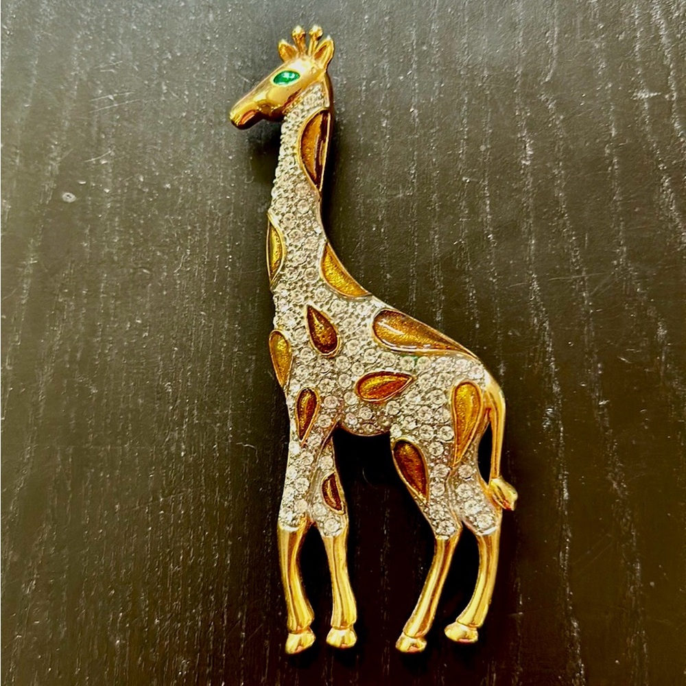 Vintage Giraffe Pin Brooch